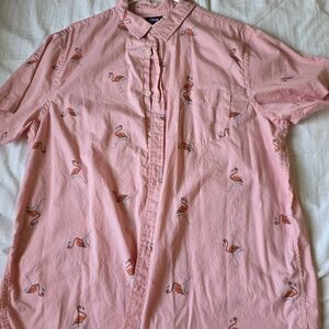 Urban Pipeline Pink Flamingo Men's Casual Shirt